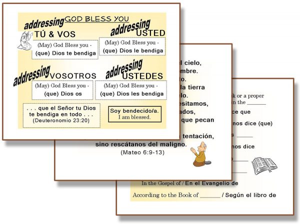Spanish Steps - Blessed With Spanish Reference Cards